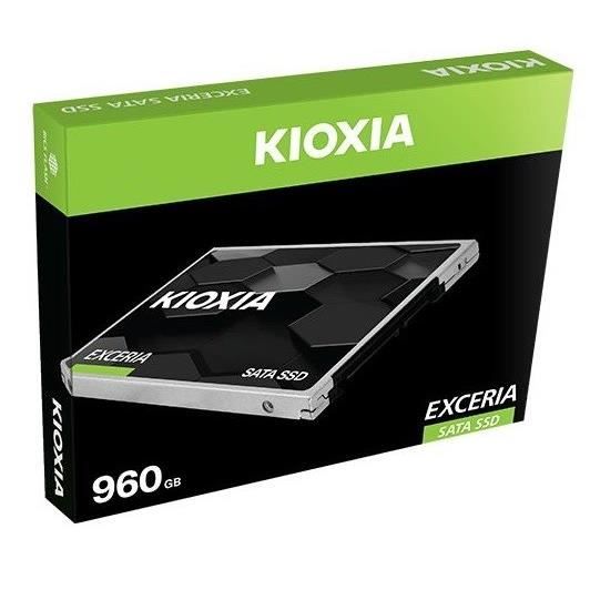 SSD - KIOXIA - EXCERIA - 960 GB, 2.5, 555 MB/s read, 540 MB/s write, 6 Gbit/s, for laptop