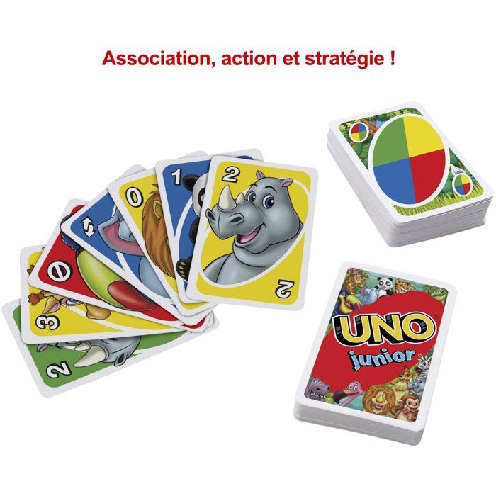 UNO Junior - 52456 - Board Game - 3 years and +