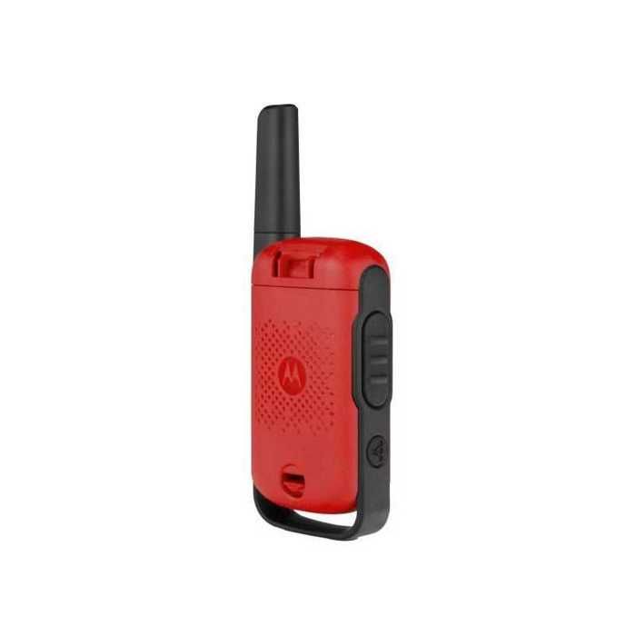 Motorola Red T42 Walkie Talkies - 4 km Range - 16 Channels - LCD Display
