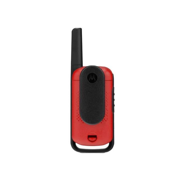 Motorola Red T42 Walkie Talkies - 4 km Range - 16 Channels - LCD Display