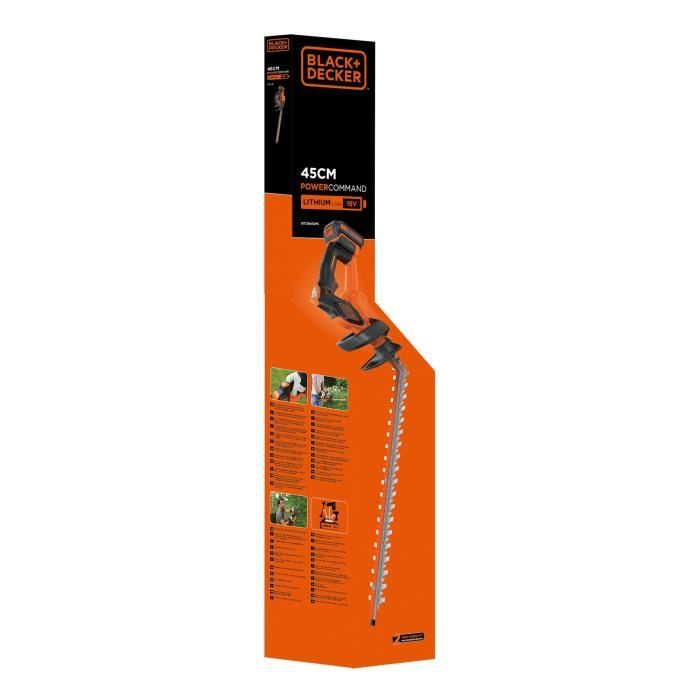 BLACK & DECKER GTC18452PC 18V Wireless Anti-blocking Hedge Trimmers