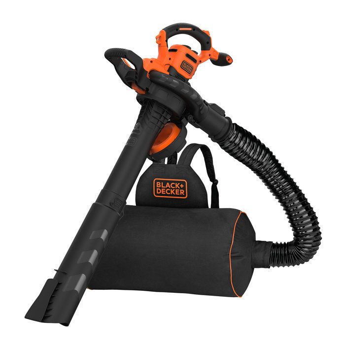 Black+Decker Vacuum Figure Electric Suffering Beblv300-QS vacuum cleaner, blower, 3000 W crusher option