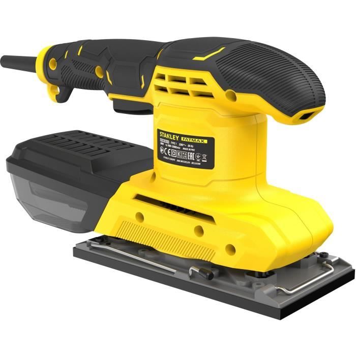 Stanley - FatMax STANLEY FATMAX Orbital sander 280 W 1/3 Ø orbit 2 mm with case - FMEW214K-QS