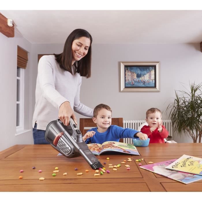 Black+Decker - BHHV520JF -QW - Dustbuster Lithium 18V - Hand vacuum cleaner - 40 Airwatts - 700 ml - Magster per jack