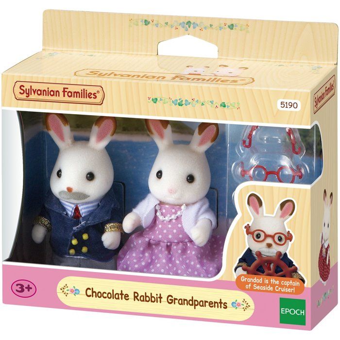 SYLVANIAN FAMILIES 5190 Grandparents Rabbit Chocolate