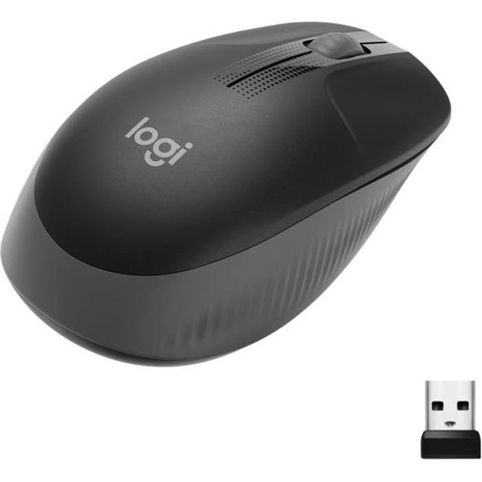 LOGITECH - M190 Wireless Mouse Black