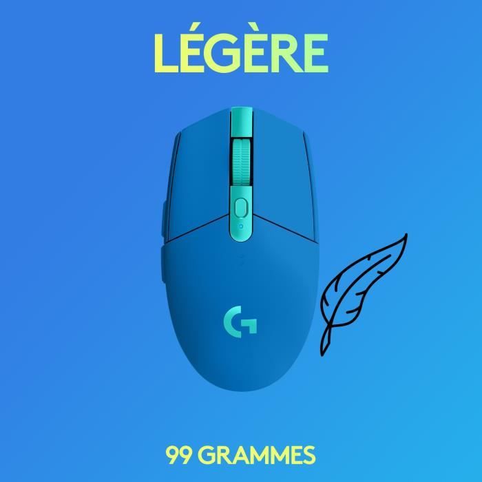 Wireless Gaming Mouse - LOGITECH G - G305 - LIGHTSPEED - 250h battery life - Blue