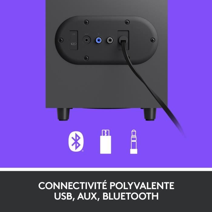 Speaker - Bluetooth - LOGITECH - Z407 - Black