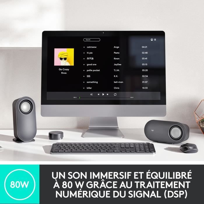 Speaker - Bluetooth - LOGITECH - Z407 - Black