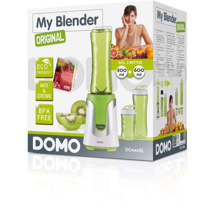 DOMO 2 in 1 Blender DO436BL 300 W Green