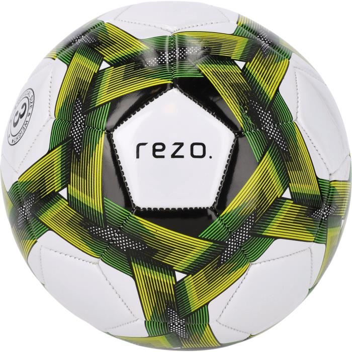 Soccer ball - REZO - PVC - Size 4 - Two-tone yellow - Durable