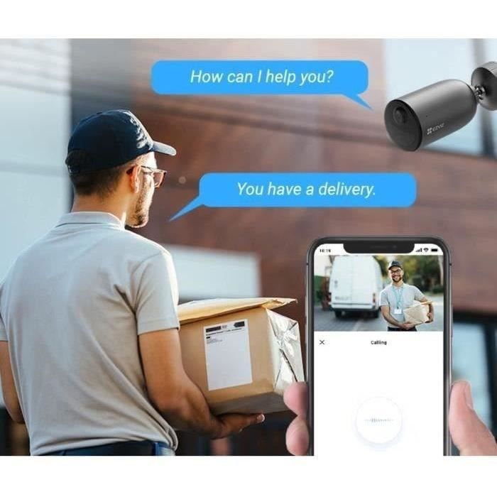 EZVIZ CS-EB3-R100-2C3WFL, IP security camera, outdoor, with wireless wire, 2400-2,4835 MHz, CE / FCC / UKCA / Weee / Rosh /