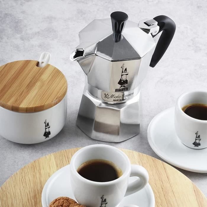 Italian coffee maker Bialetti - Moka Express - Aluminum - 4 cups
