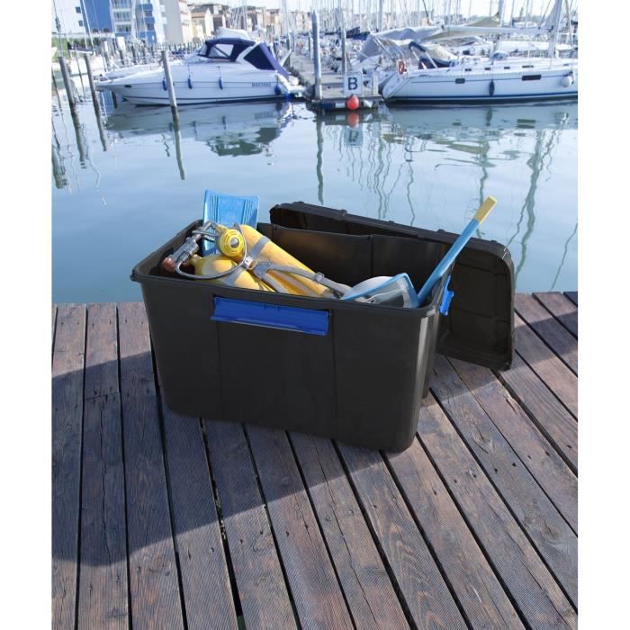 Kis | Scuba box 80 l, storage, black, 78 x 39.5 x 35 cm
