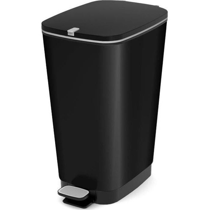 KIS Chic Bin Style Pedal Bin - L - 50 l - Black