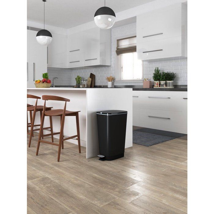 KIS Chic Bin Style Pedal Bin - L - 50 l - Black