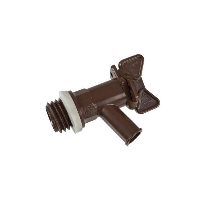 Barrel-shaped water collector - NATURE - In rotomolded PE - 120 liters - Includes accessories