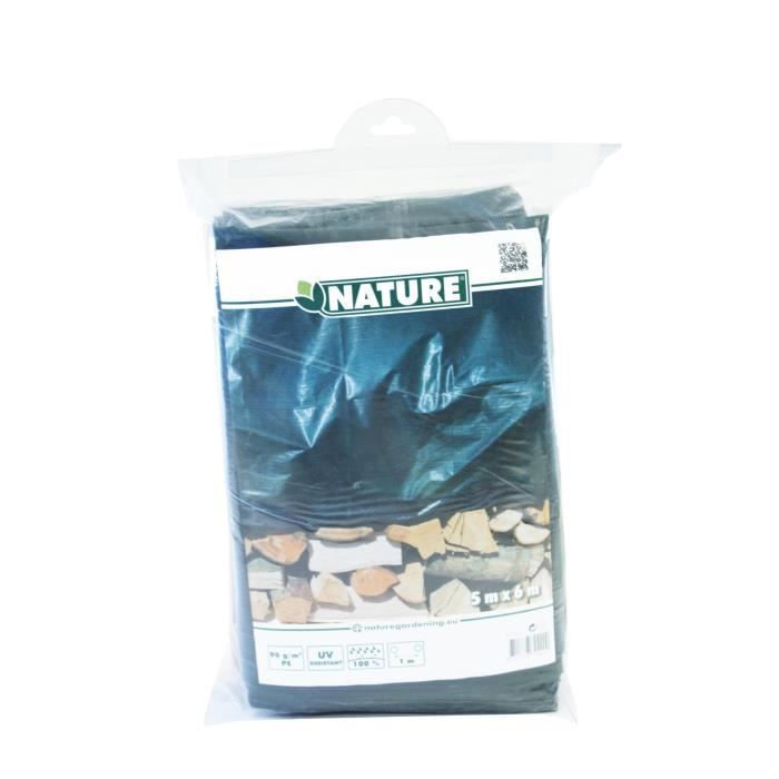 NATURE Tarpaulin for wood pile - 5 x 6 m