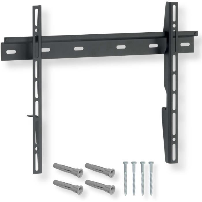 NANOOK TV Wall Mount - Ultra Flat - 32-55 Inches - for LCD and (O)LED TVs - Black