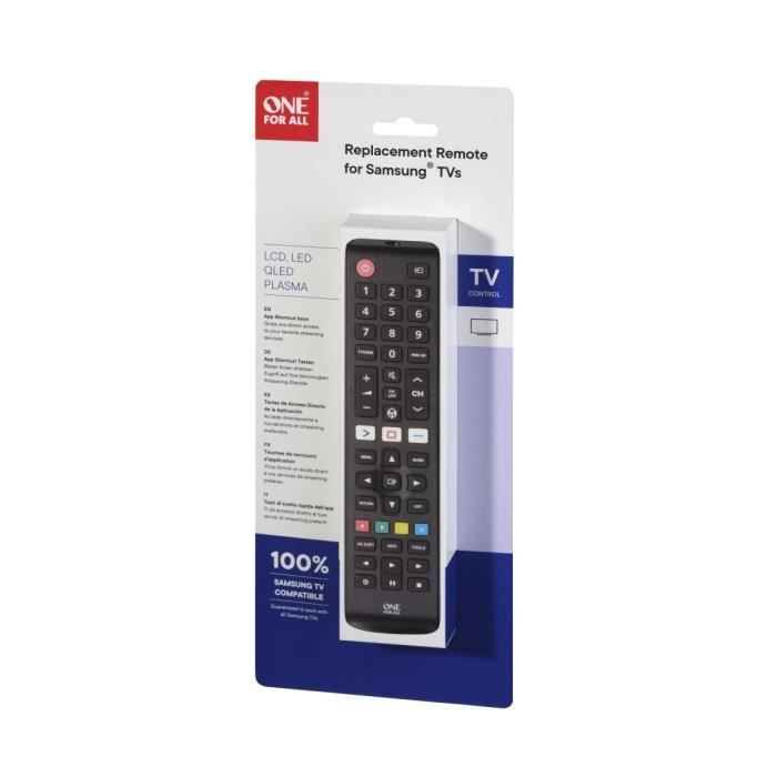 ONE FOR ALL URC4910 - Replacement remote control for Samsung TV