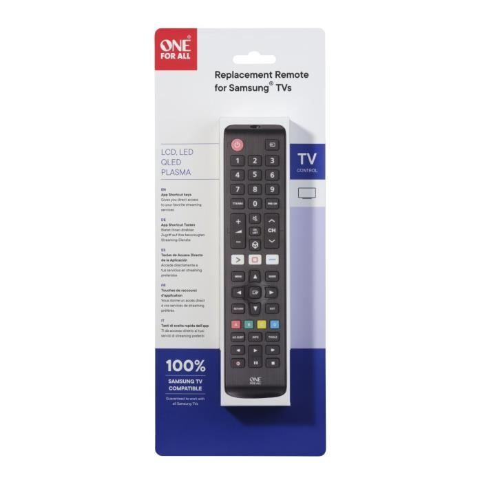 ONE FOR ALL URC4910 - Replacement remote control for Samsung TV