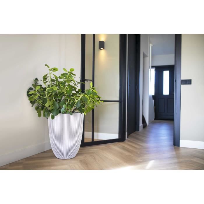 Capi Elegant Groove Vase 46x58 cm Ivory 445499