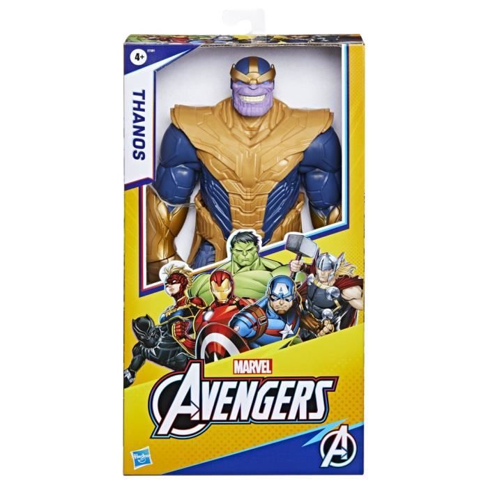 Thanos 30 cm action figure, Avengers Titan Hero Series toy for children aged 4 and up, Marvel