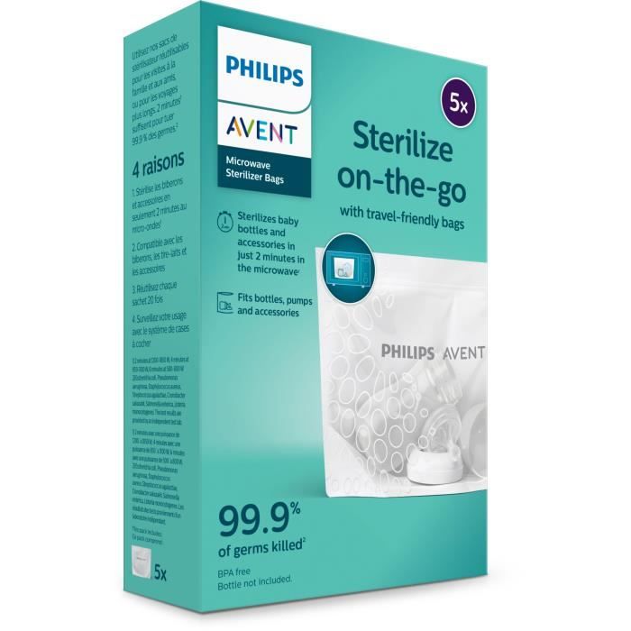 Sterilization bags - PHILIPS AVENT - Microwave - 5 bags