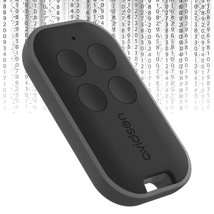 Remote control for gate motorization - AVIDSEN - Black