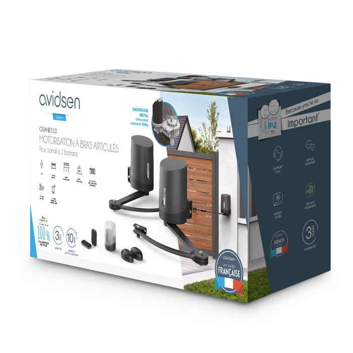 Avidsen ORANE510 motorization with articulated arm - 5m 500kg