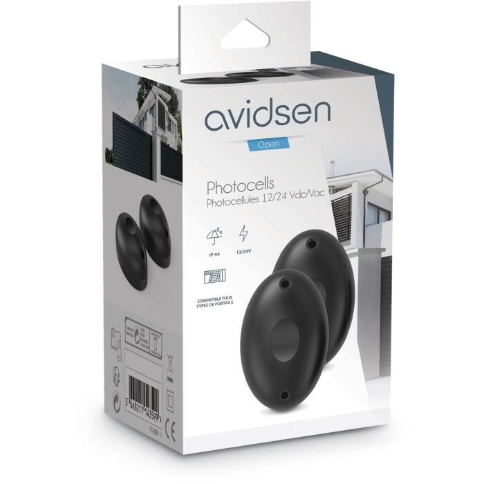 Photocells - AVIDSEN - For all gate motors - 12V/24V