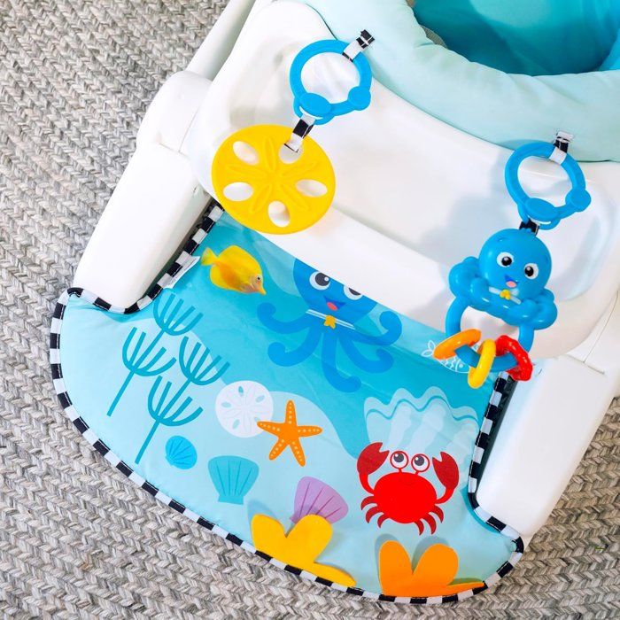 BABY EINSTEIN Sea of Support 2-in-1, floor seat sitting position, with tablet and removable toys, from 4 months