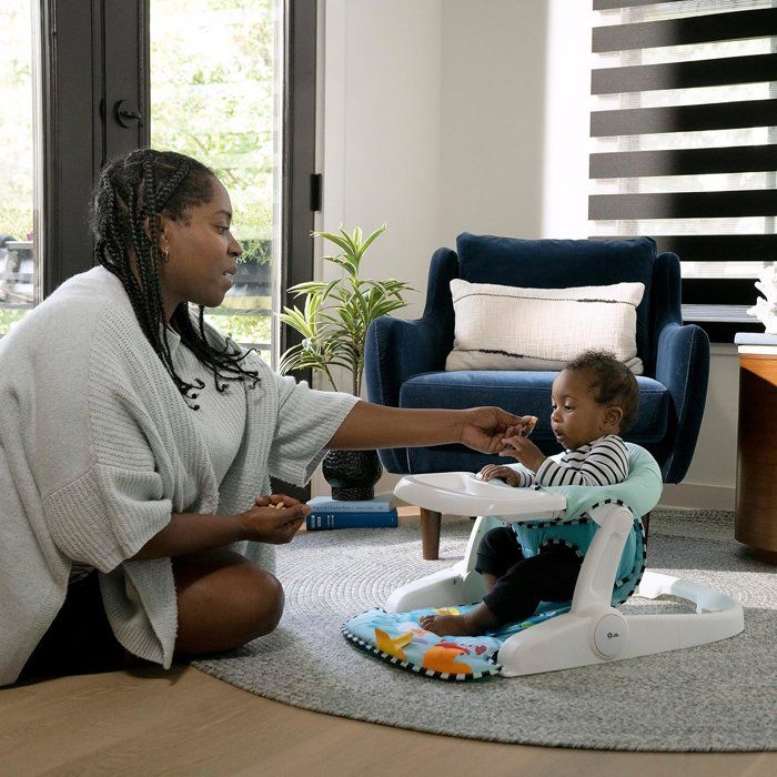 BABY EINSTEIN Sea of Support 2-in-1, floor seat sitting position, with tablet and removable toys, from 4 months
