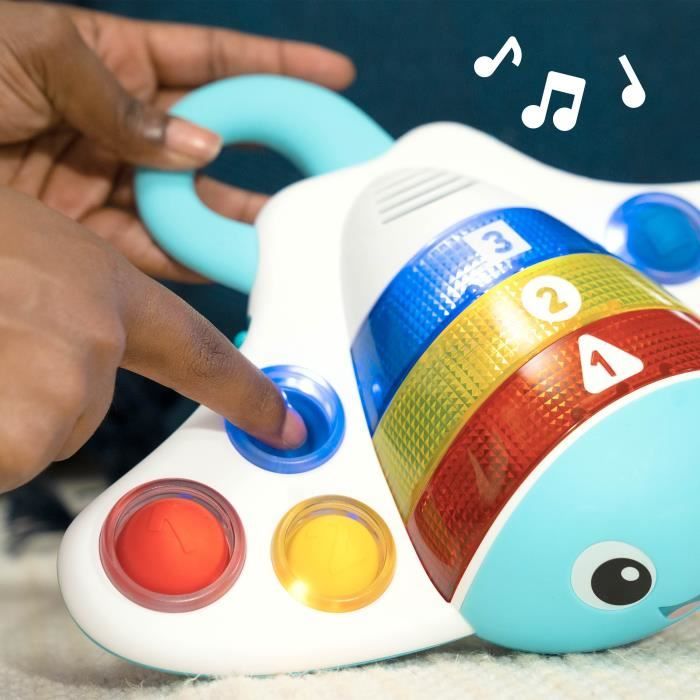 BABY EINSTEIN Ocean Explorers Pop & Explore musical toy, 6 push buttons, 6 months