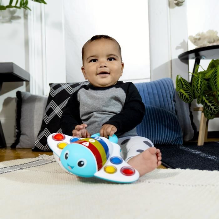 BABY EINSTEIN Ocean Explorers Pop & Explore musical toy, 6 push buttons, 6 months