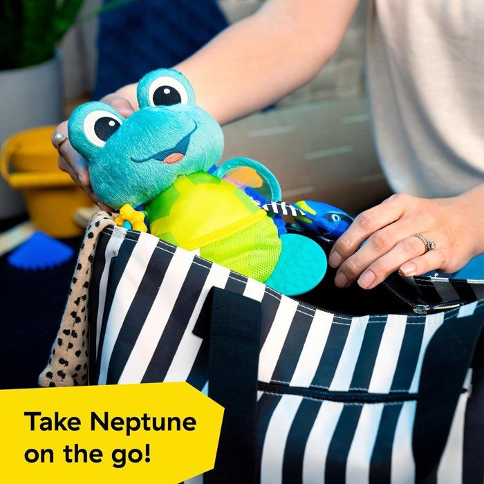 BABY EINSTEIN Ocean Explorers Neptune's Sensory Sidekick plush toy, from birth