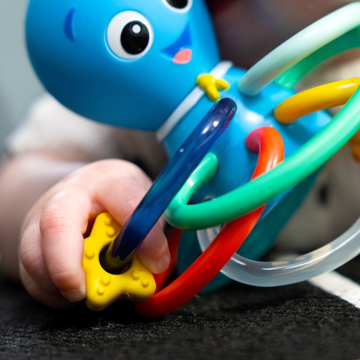 BABY EINSTEIN Ocean Explorers Opus' Shake & Soothe Teethers, toy and rattle, from birth