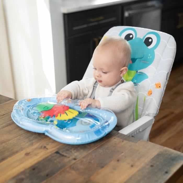 BABY EINSTEIN NEPTUNE High chair for babies from 6 months to 3 years old, including: water mat, safety plate, tray and storage pocket