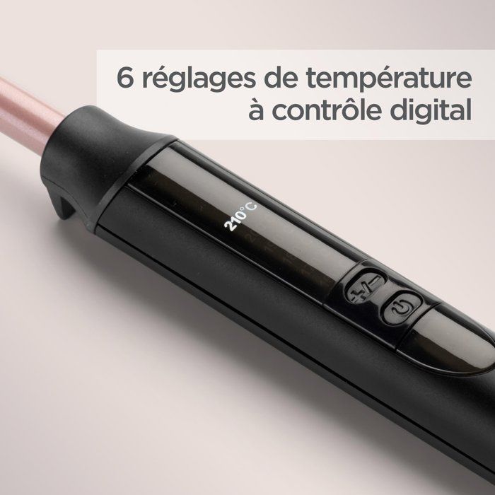 BABYLISS C449E MANUAL CURLER / Rose Quartz Tight Curls Wand