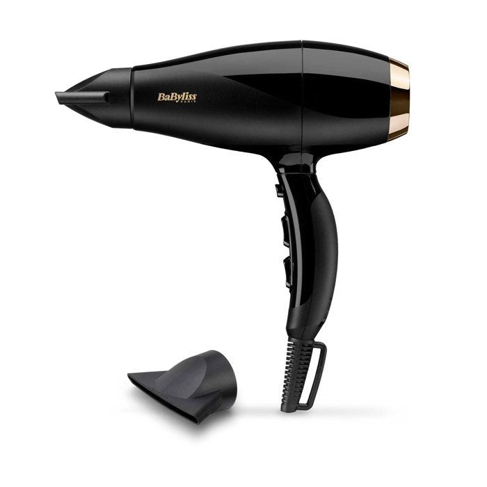 BABYLISS 6714E - Hair dryer Super Pro 2300W - 3 temperatures / 2 speeds - 120 km / h air speed - Cold air button