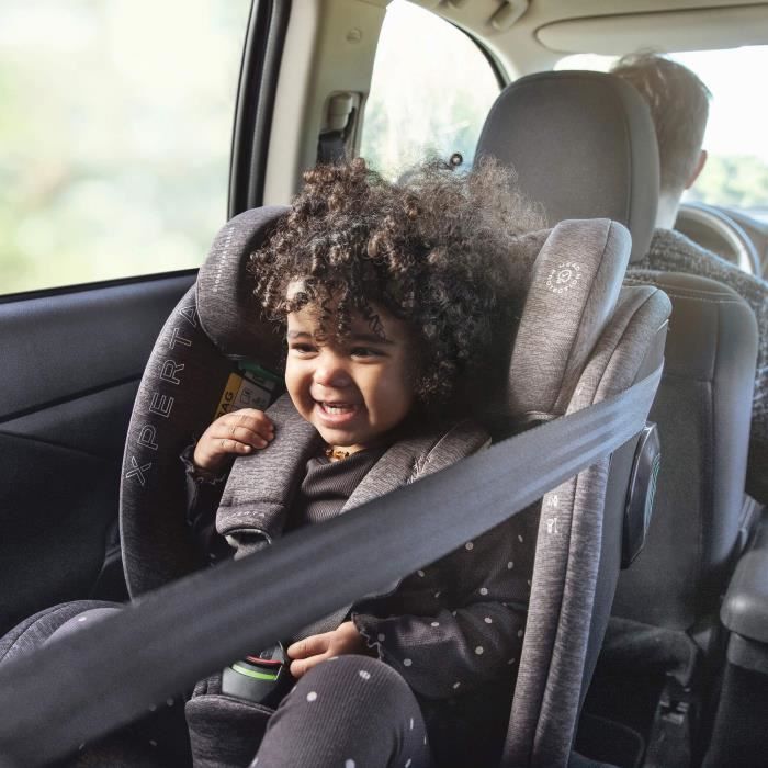 Car seat - BABYAUTO - XPERTA GREY DOBBY - From birth to 12 years - 0-36 kg - I-Size - ISOFIX - 360° swivel - ECE R129