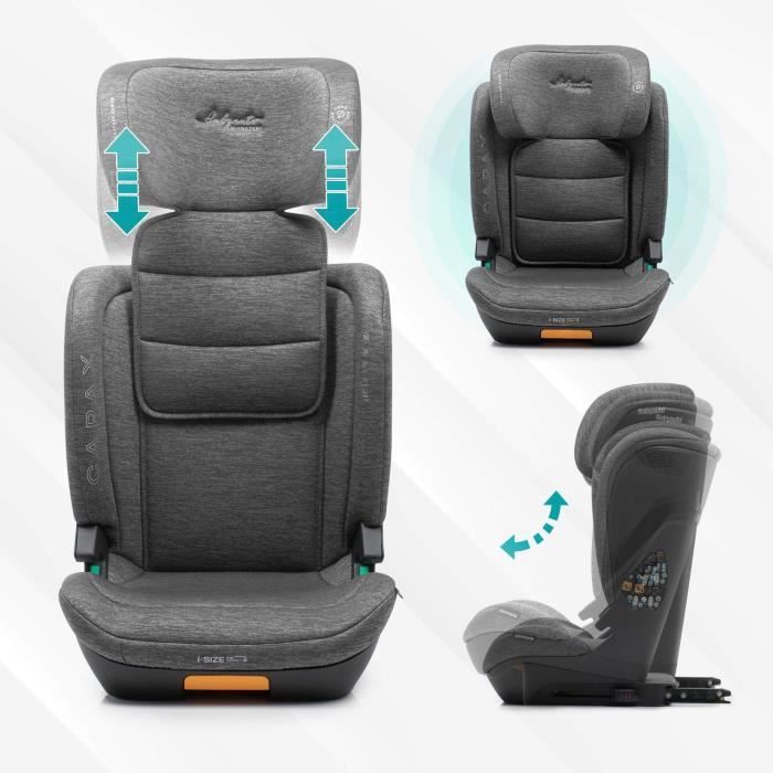 Car seat - BABYAUTO - CAPAX BLACK LINE - 4-12 years - I-Size - 100-150 cm