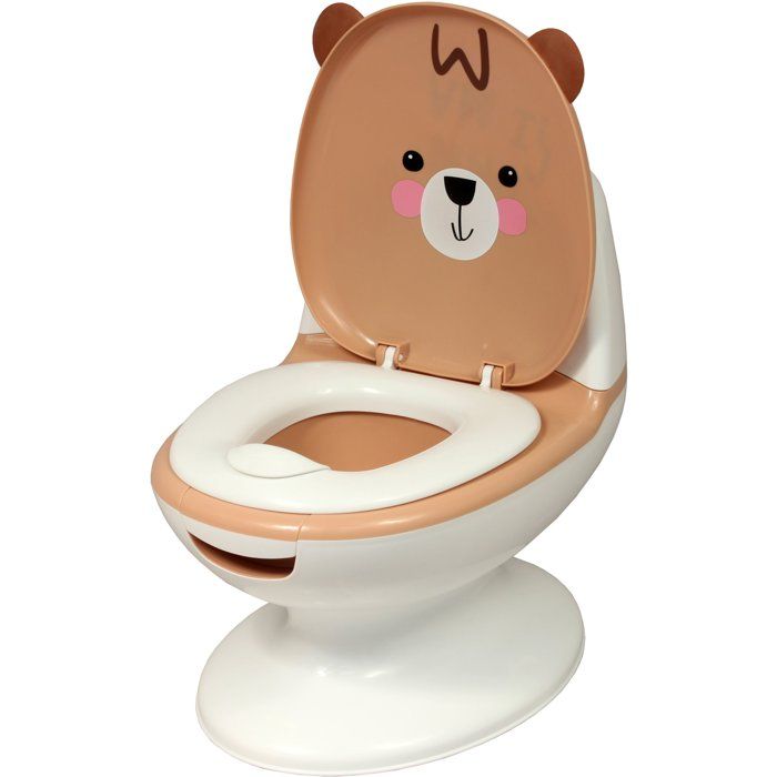BAMBISOL educational baby potty - Lid and folding seat - Flush lever