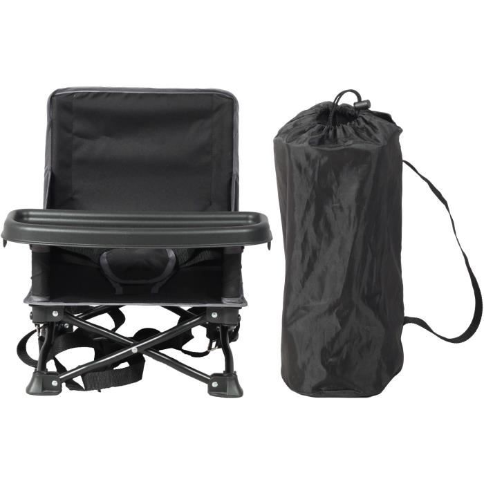 BAMBISOL - Portable Baby Booster Convertible into Child Chair - Removable Tablet, Quick and Compact Folding, Carry Bag
