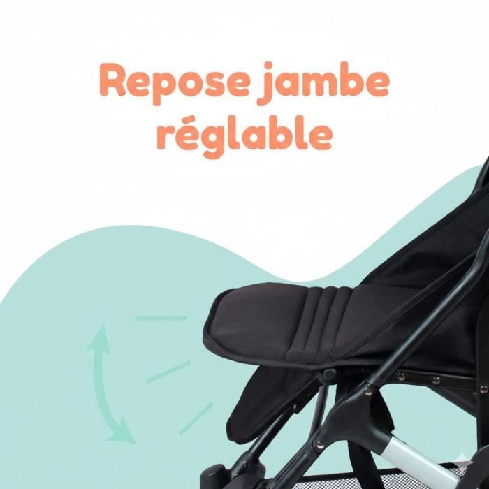BAMBIKID Yuko City Stroller - Ultra Compact - Gray