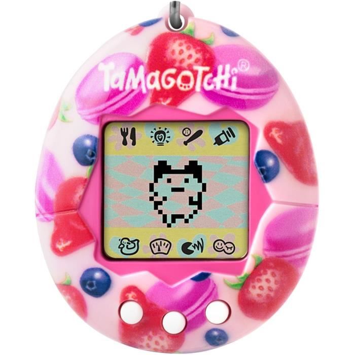 Tamagotchi - BANDAI - Original Tamagotchi - Berry Delicious - virtual electronic pet with color screen, 3 buttons and games