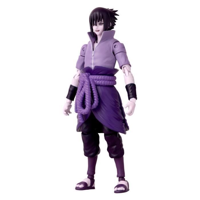 BANDAI Anime Heroes - Naruto Shippuden - Anime heroes 17 cm action figure - Sasuke Uchiha Rinnegan/Mangekyo Sharingan