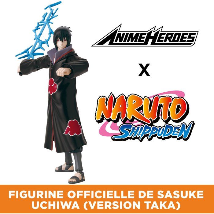 Anime Heroes Figure 17 cm - BANDAI - Naruto Shippuden - Sasuke Taka - 36967