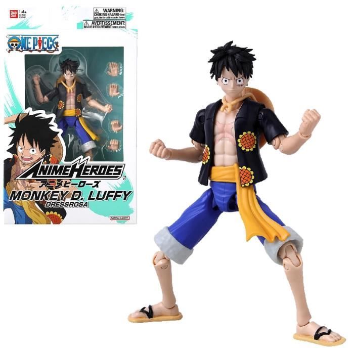 Anime Heroes figure - Bandai - One Piece - Luffy (Dressrosa) - 17 cm