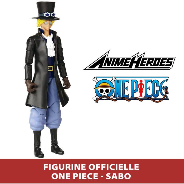 Anime Heroes figure - BANDAI - One Piece Sabo 17 cm - 16 points of articulation